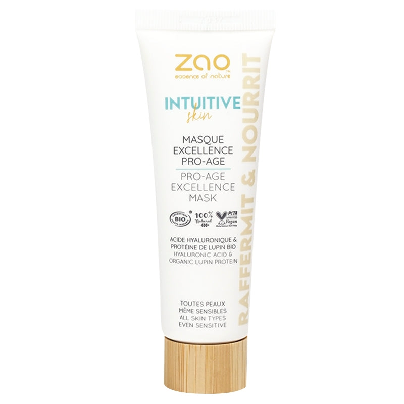 Masque excellence pro-age BIO acide hyaluronique & lupin - 50ml - Zao