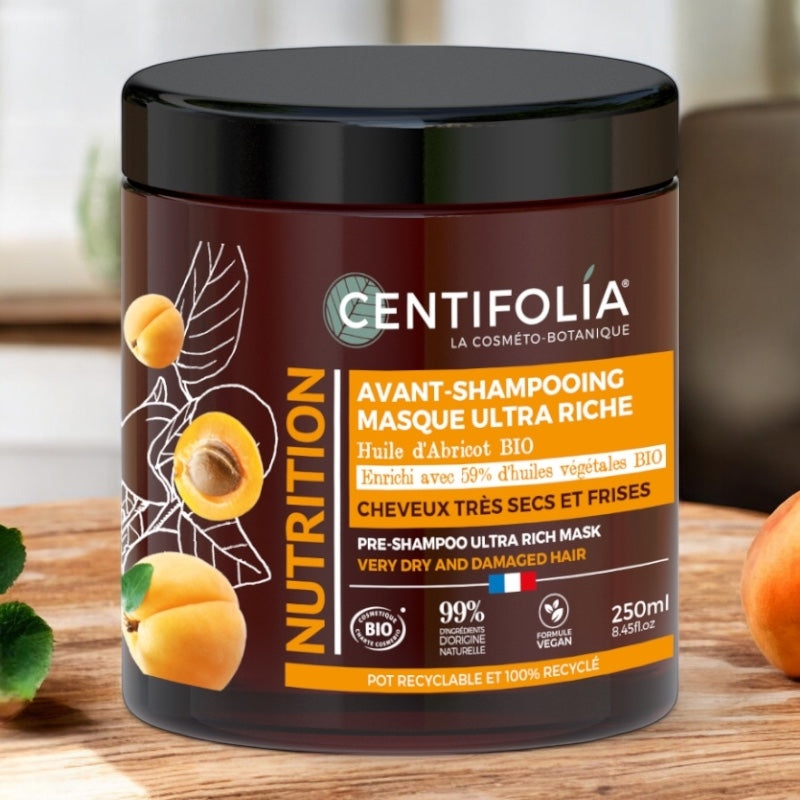 Masque richesse extrême multi-usages BIO abricot - 250ml - Centifolia