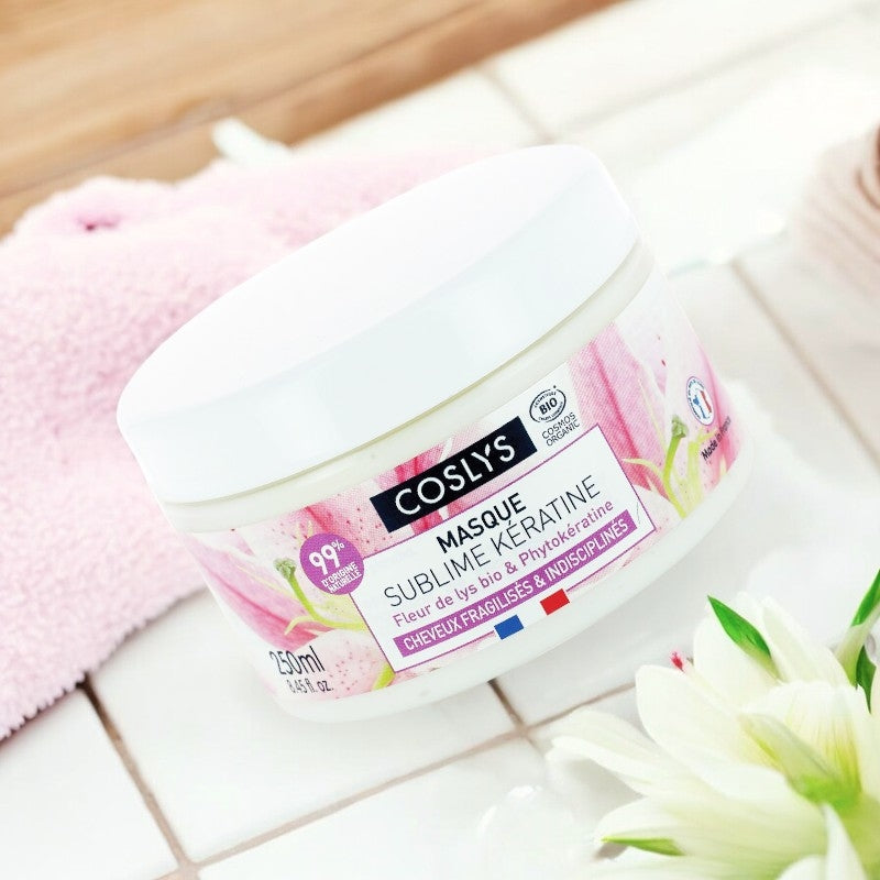 Masque sublime kératine BIO phytokératine & lys - 250ml - Coslys