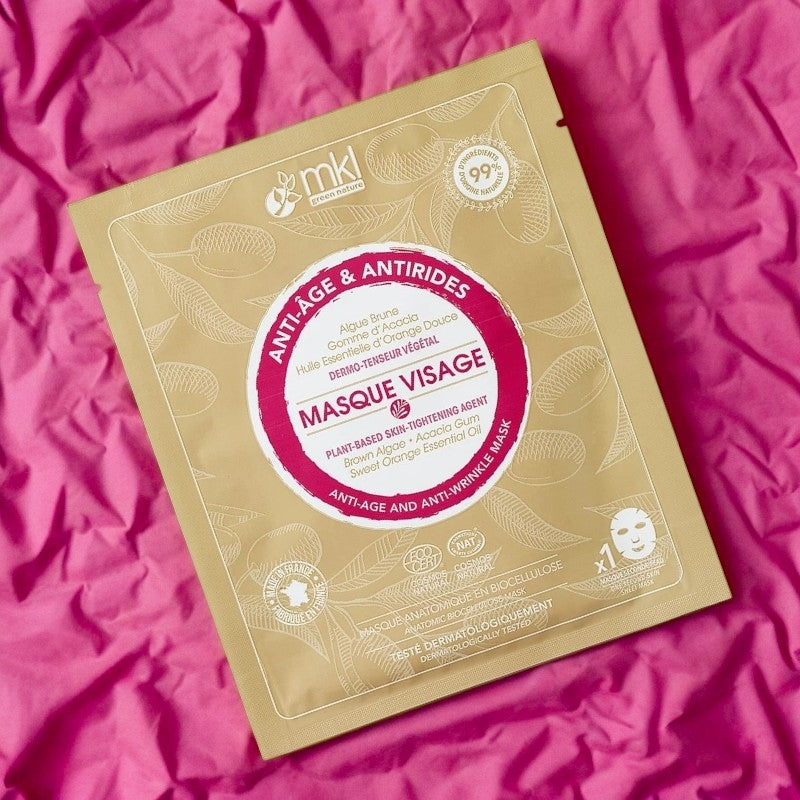 Masque visage anti age antirides naturel algue brune mkl green nature 3