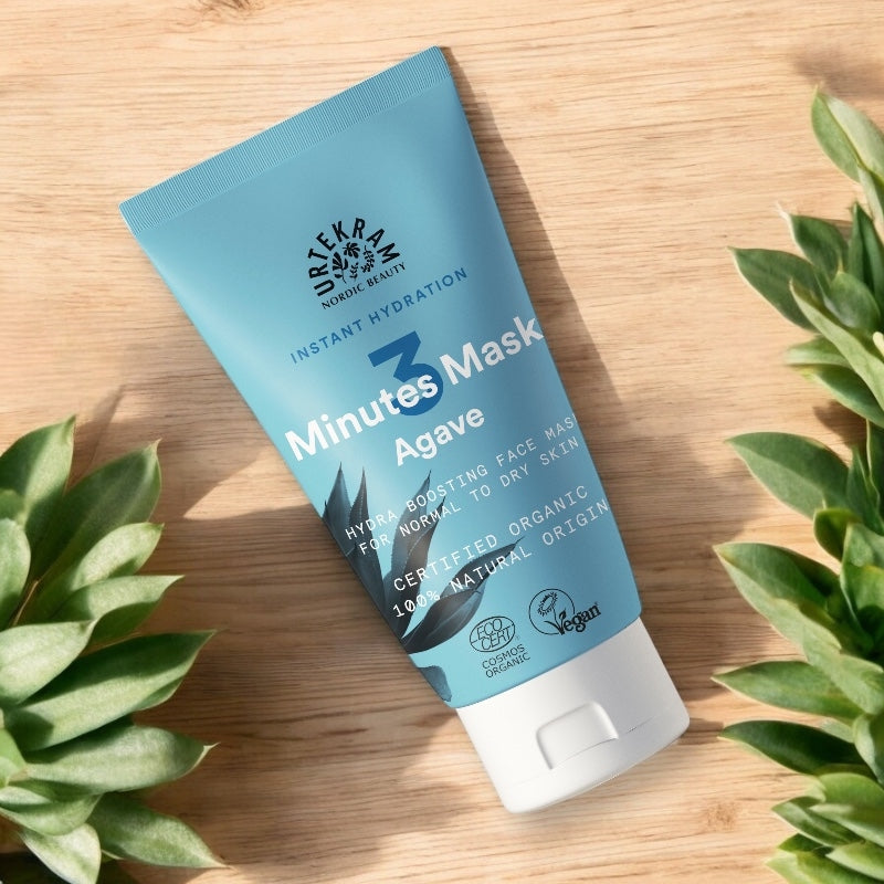 Masque visage hydratant 3 minutes BIO agave - 75ml - Urtekram