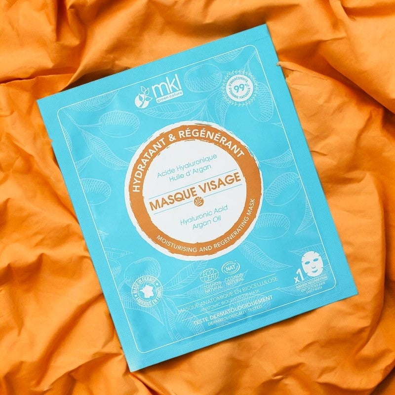 Masque visage hydratant regenerant naturel argan mkl green nature 3