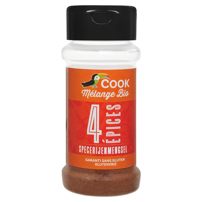 Bio-Viergewürzmischung – 35 g – Kochen
