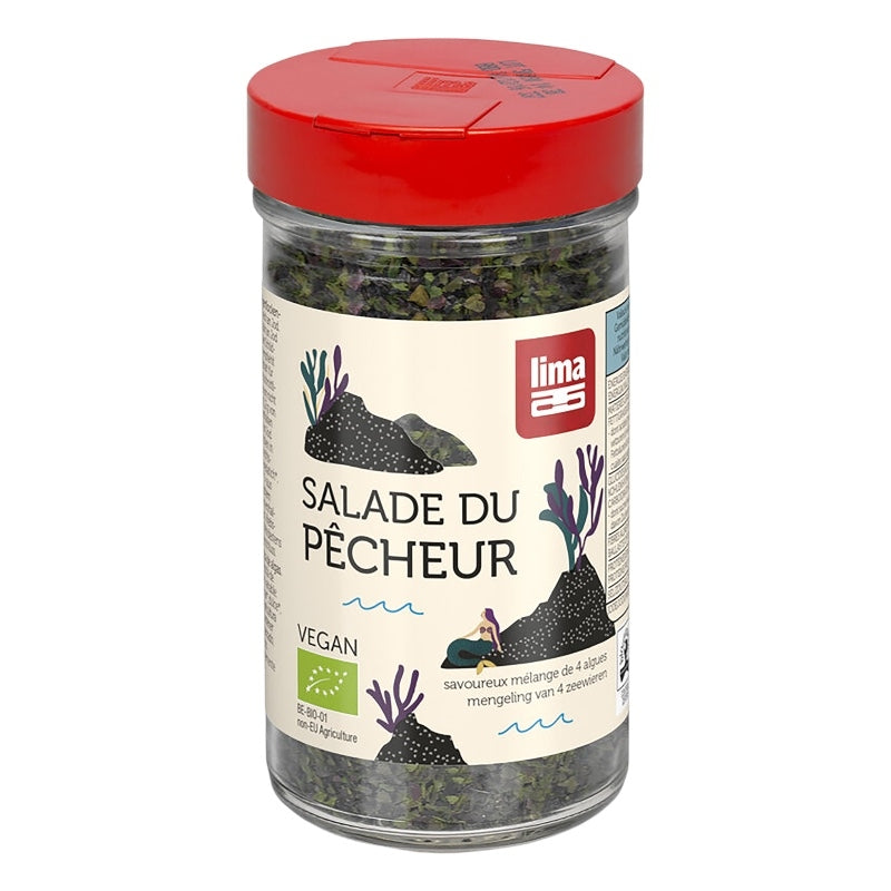 Mélange de 4 algues BIO - Salade du Pêcheur - 40g - Lima