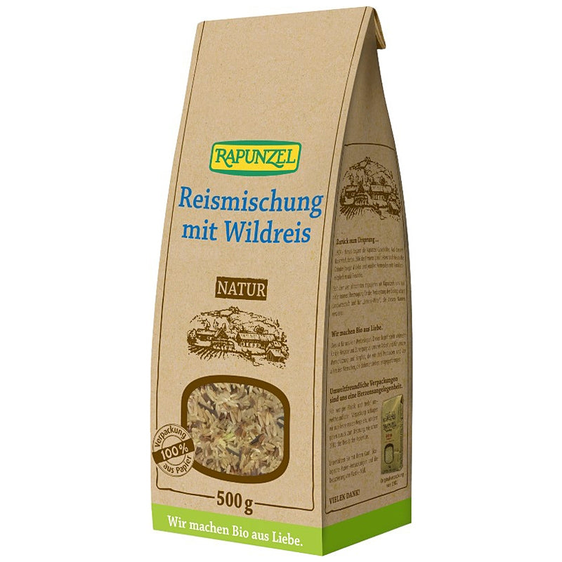 Mélange de riz avec du riz sauvage BIO - 500g - Rapunzel