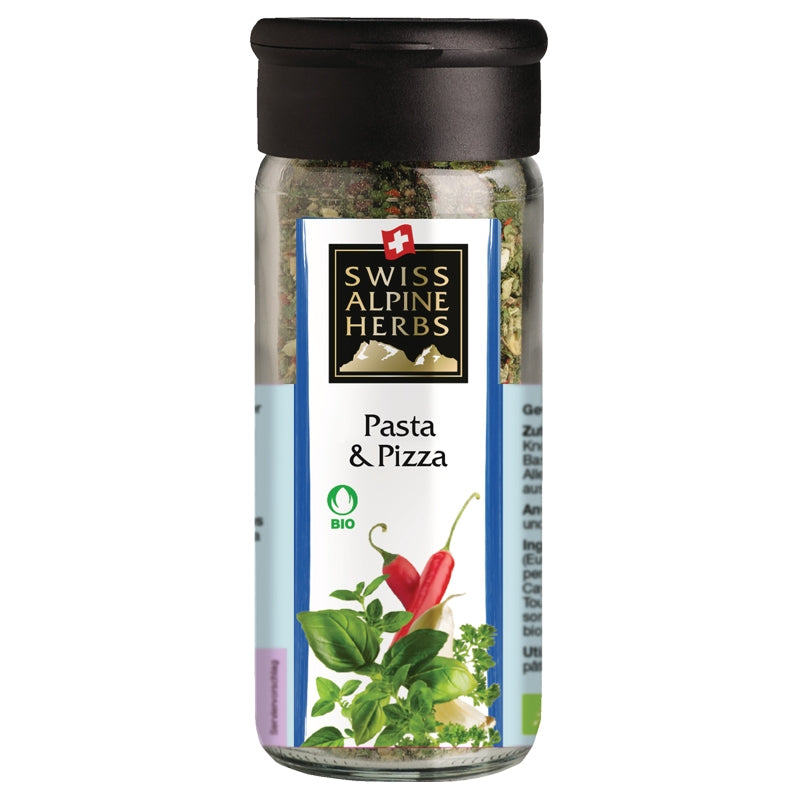 Bio-Kräutersalzmischung für Pasta und Pizza - 40 g - Schweizer Alpenkräuter