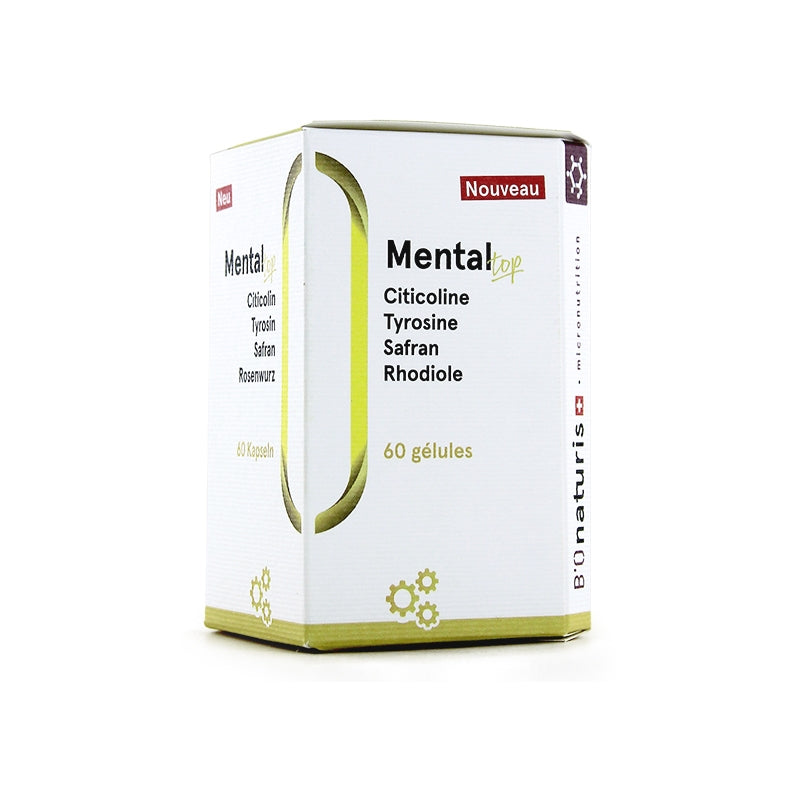 Mental Top 60 gélules - BIOnaturis