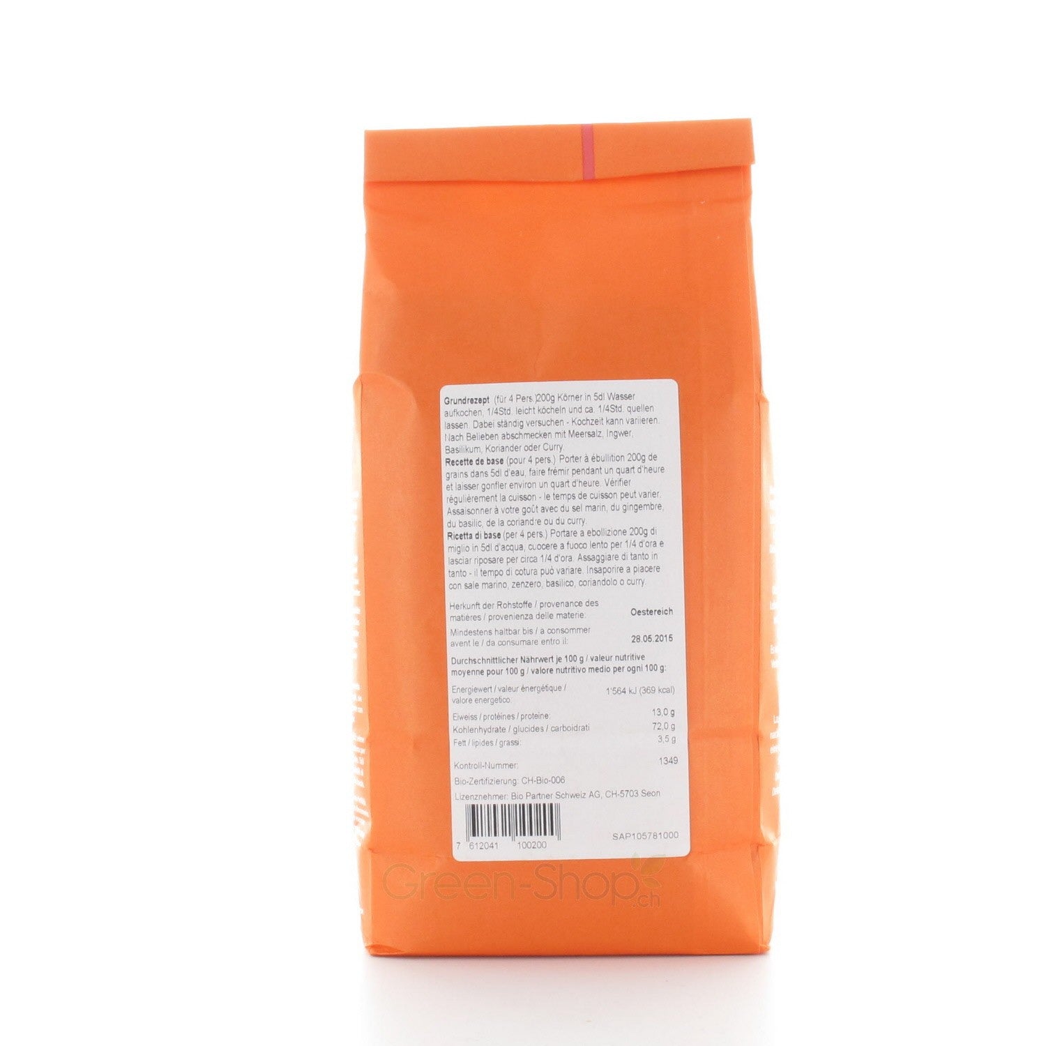 Bio-Hirse - 1 kg - Vanadis