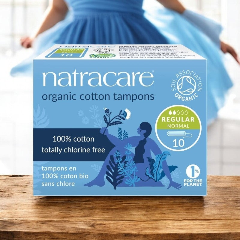 Mini tampons regular sans applicateur bio flux leger moyen 10 pcs natracare 3