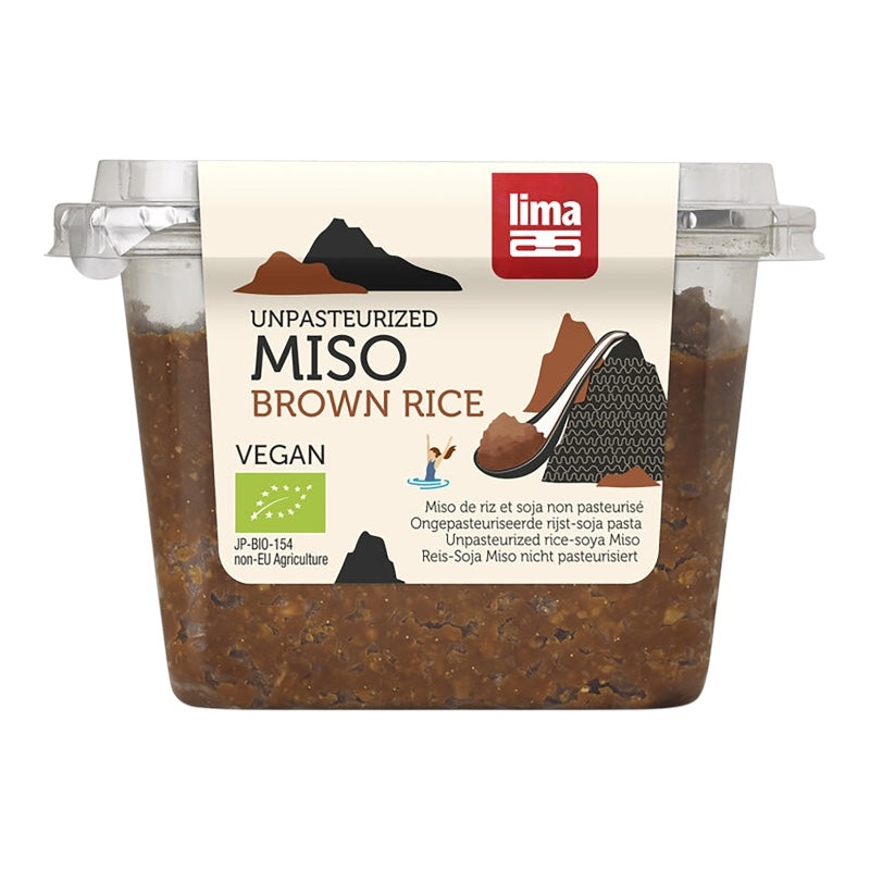 Miso de riz & soja non pasteurisé BIO - 300g - Lima