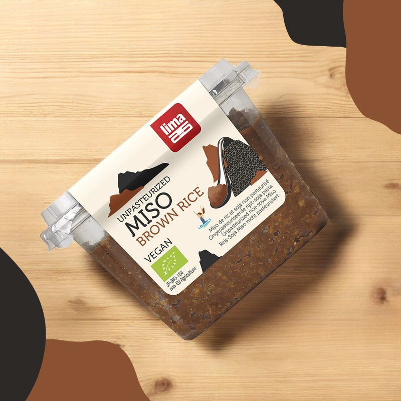 Miso de riz & soja non pasteurisé BIO - 300g - Lima