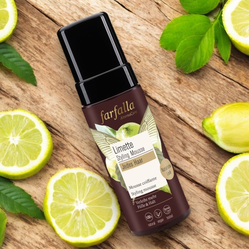 Zartes Bio-Limetten-Styling-Mousse – 150 ml – Farfalla
