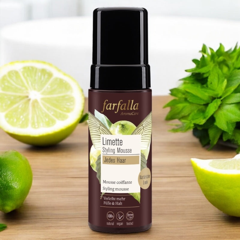 Zartes Bio-Limetten-Styling-Mousse – 150 ml – Farfalla