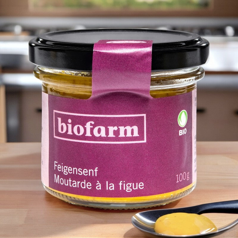 Moutarde à la figue BIO - 100g - Biofarm