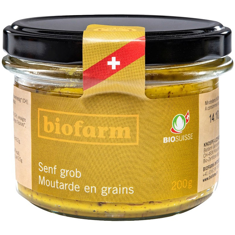 Moutarde en grains suisse BIO - 200g - Biofarm