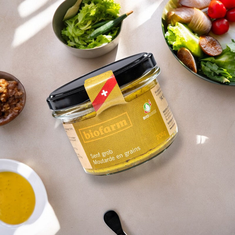 Moutarde en grains suisse BIO - 200g - Biofarm