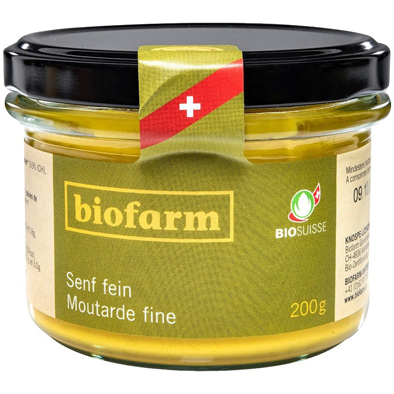 Moutarde fine suisse BIO - 200g - Biofarm