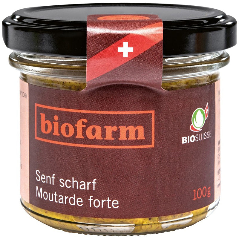 Moutarde forte suisse BIO - 100g - Biofarm