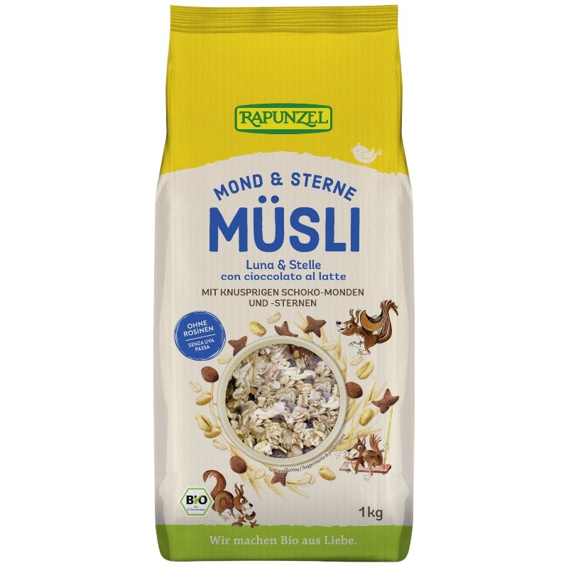 Müesli aux étoiles & lunes BIO - 1kg - Rapunzel