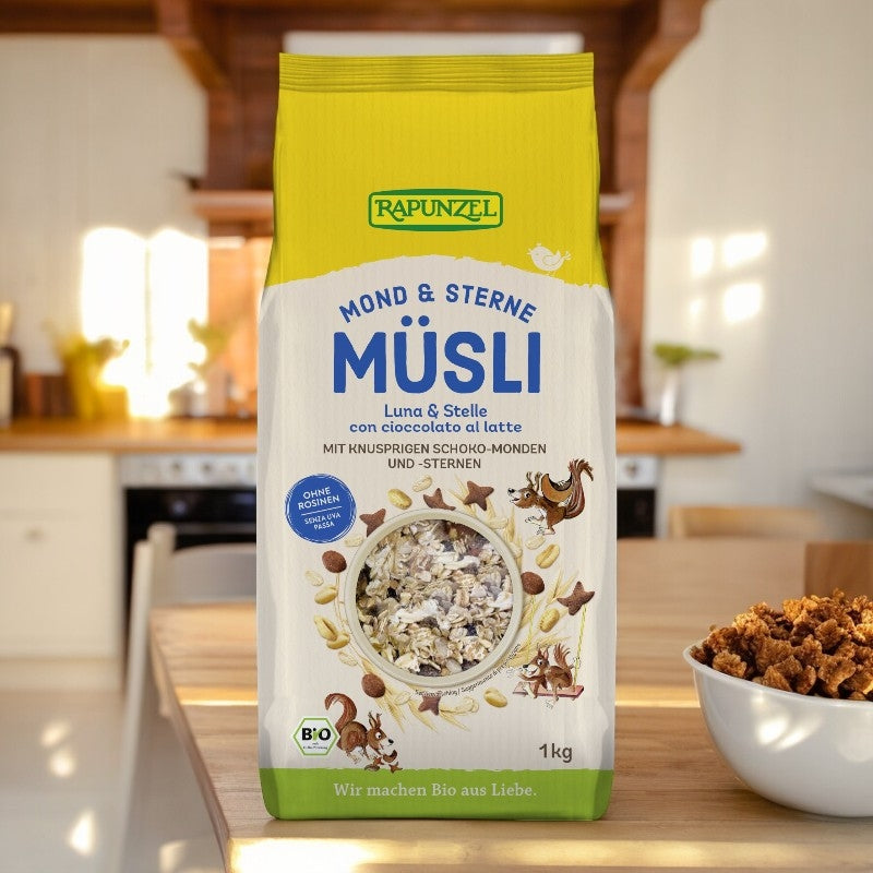 Bio-Stern- und Mond-Müsli – 1 kg – Rapunzel