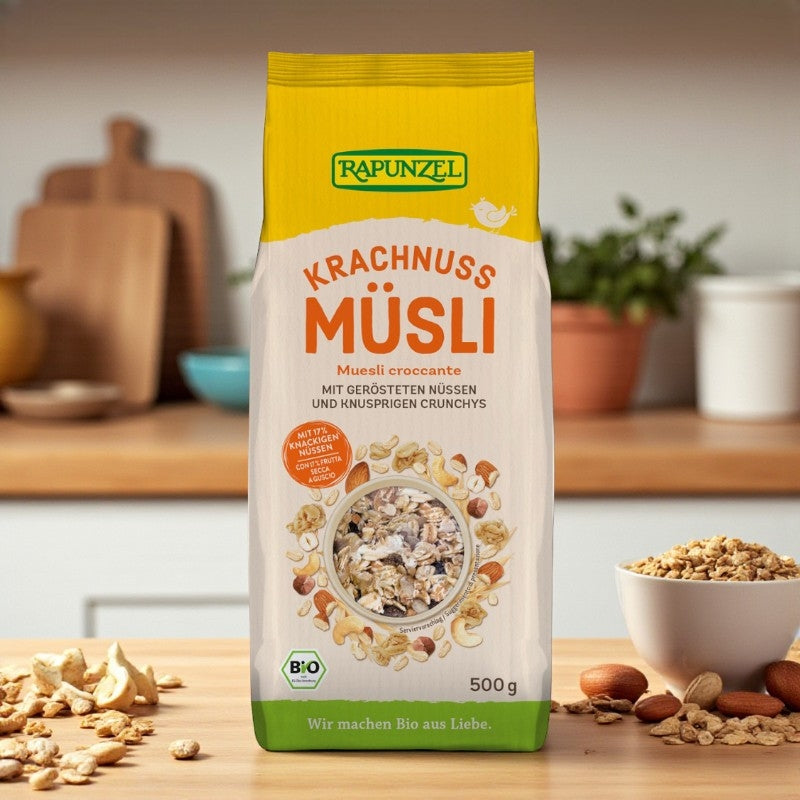 Müesli aux noix croquantes BIO - 500g - Rapunzel