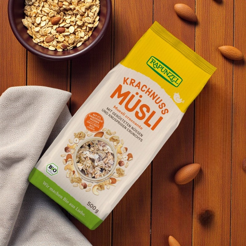 Bio-Müsli mit knackigen Nüssen - 500 g - Rapunzel