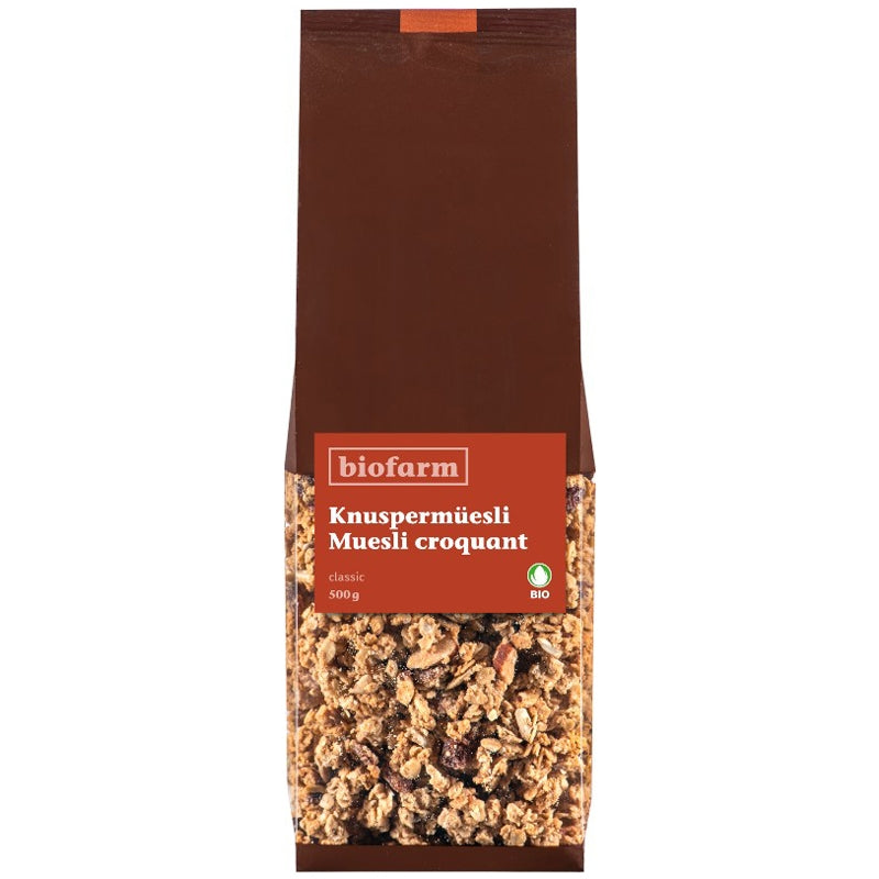 Bio-Knuspermüsli Classic – 500 g – Biofarm