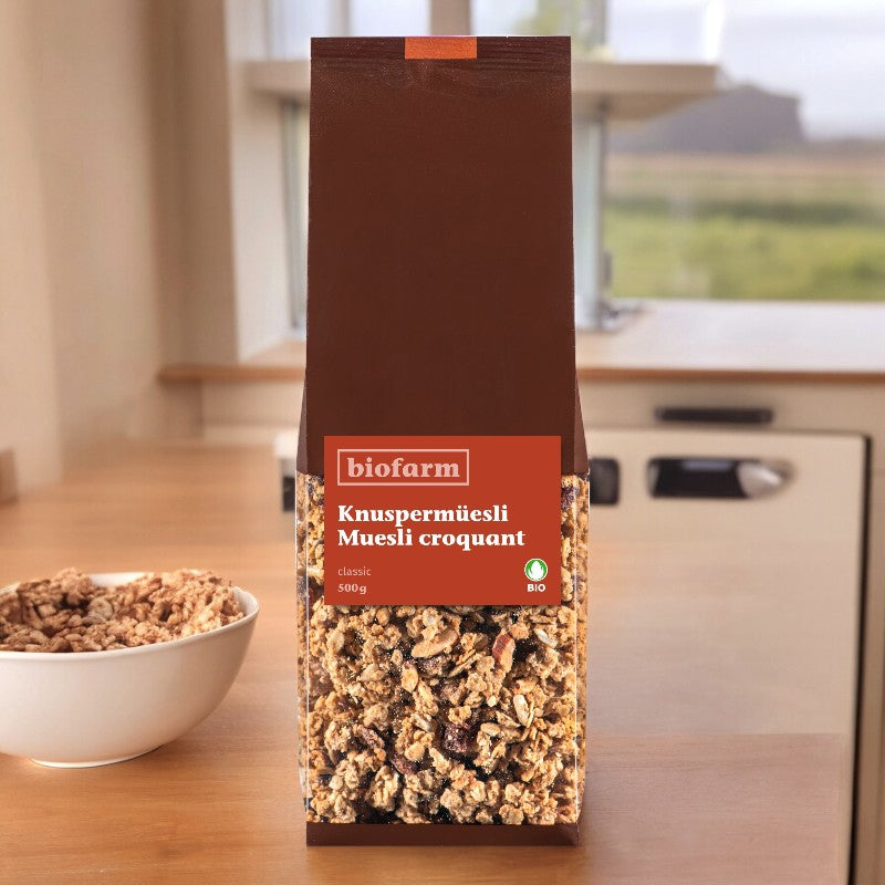 Bio-Knuspermüsli Classic – 500 g – Biofarm