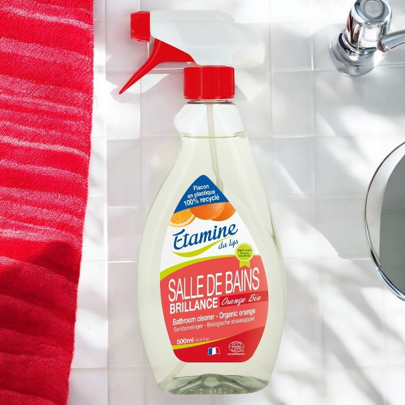 Nettoyant brillance salle de bains écologique orange - 500ml Etamine du Lys