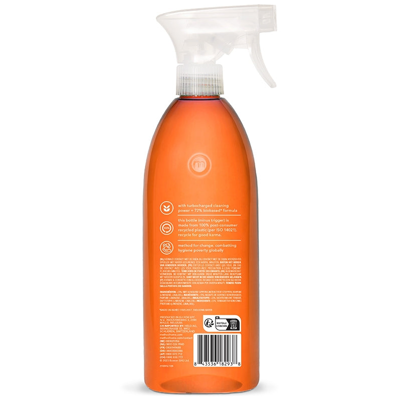 Umweltfreundlicher Küchenreiniger für den täglichen Gebrauch, Clementinenduft – 828 ml – Method