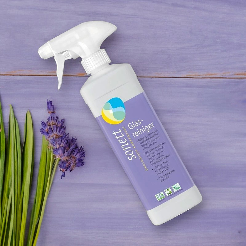 ECO Lavendel &amp; Zitronengras Fensterreiniger - 500 ml - Sonett