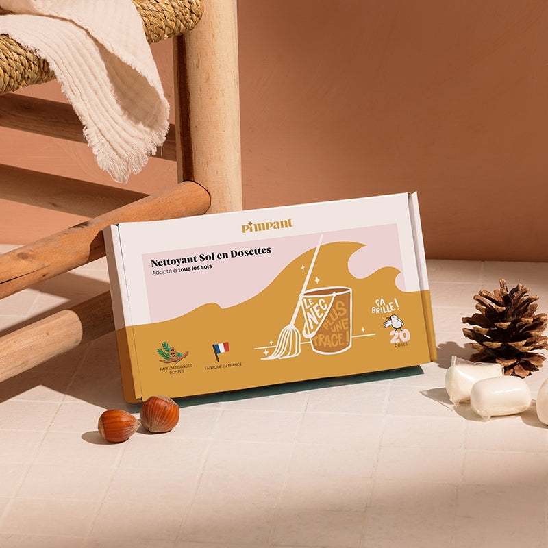 Nettoyant sol parfum boisé - 20 pièces - Pimpant