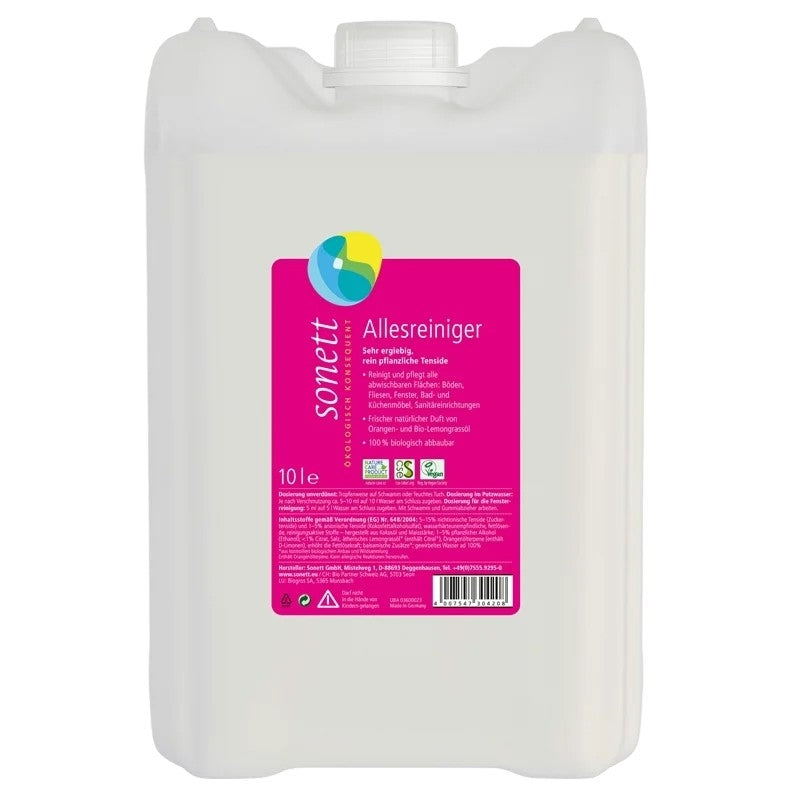 Sonett Orange &amp; Lemongrass ECO Allzweckreiniger - 10 l