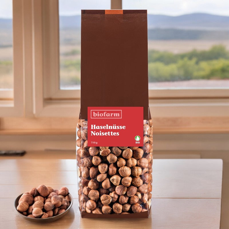 Bio-Haselnüsse – 750 g – Biofarm