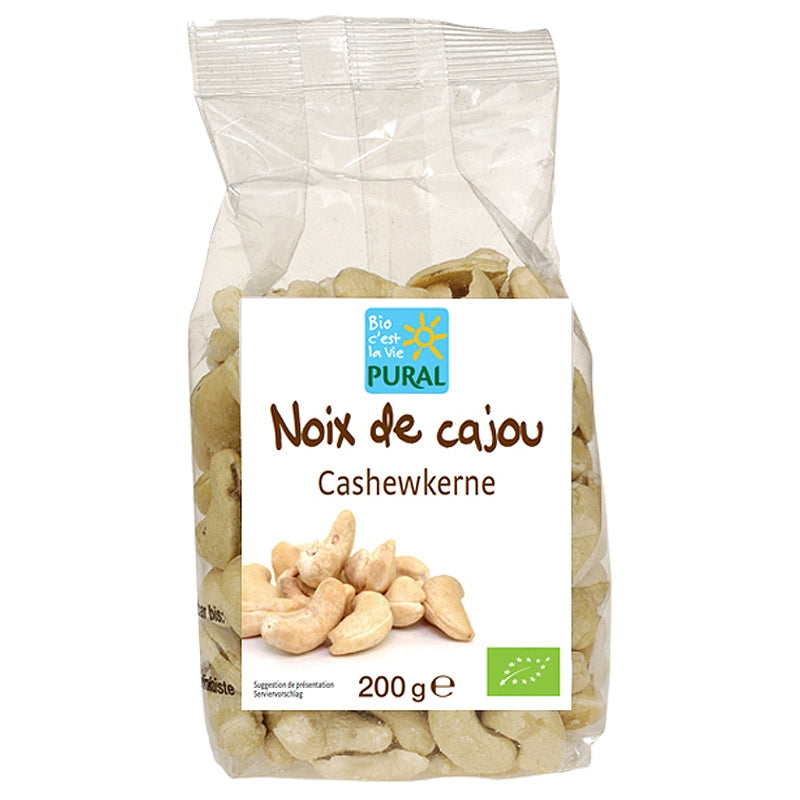Ganze Bio-Cashewnüsse - 200 g - Pural