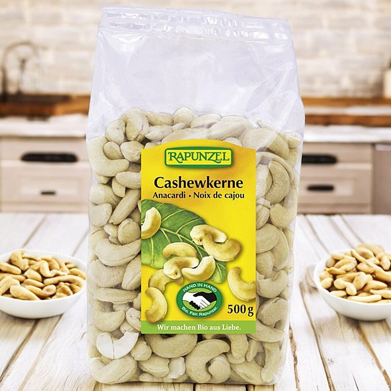 Ganze Bio-Cashewnüsse - 500 g - Rapunzel
