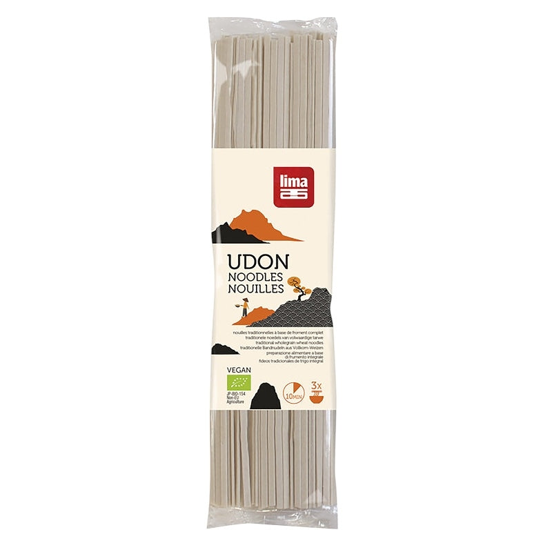 Nouilles à la farine de blé complète BIO - Udon - 250g - Lima