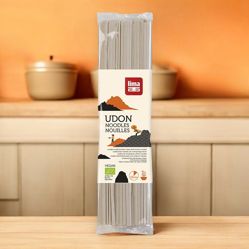 Nouilles à la farine de blé complète BIO - Udon - 250g - Lima