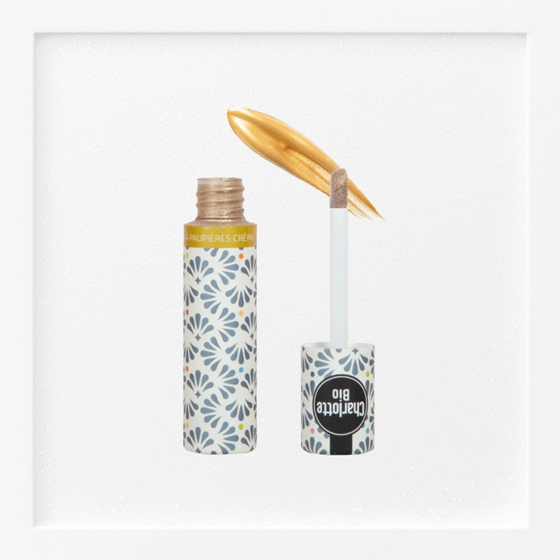 Bio-Lidschatten in Gold-Perlmutt-Optik – 6,5 g – Charlotte Bio