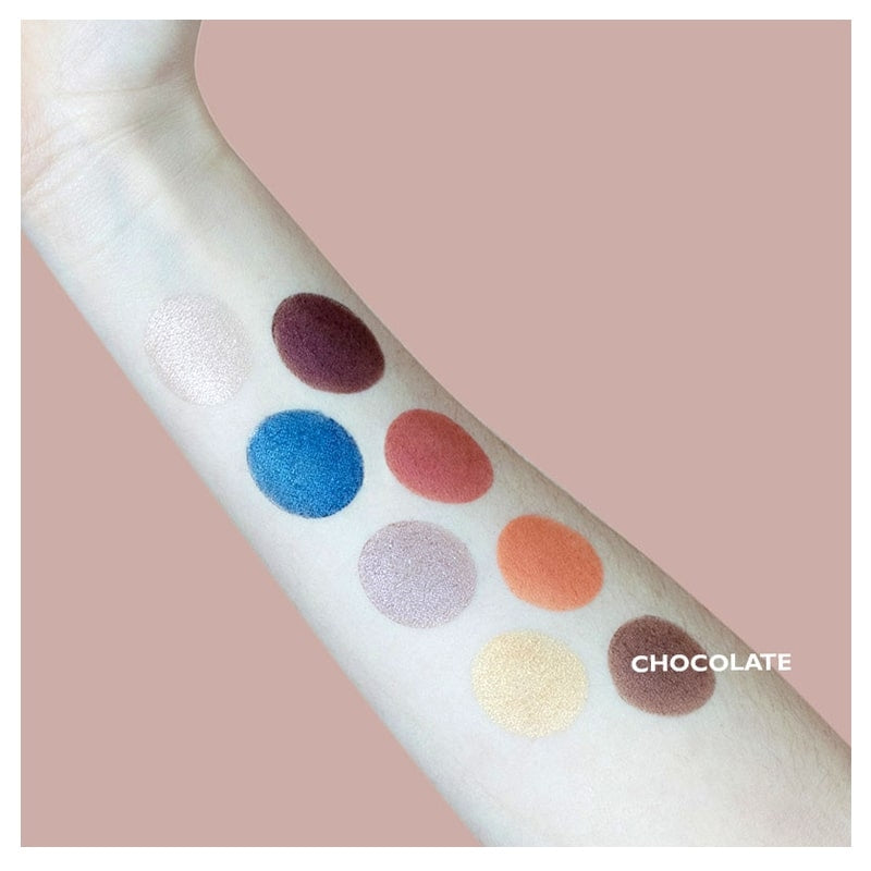 Bio-Perlmutt-Lidschatten Nr. 248 Schokolade - Boho-Grün Make-up