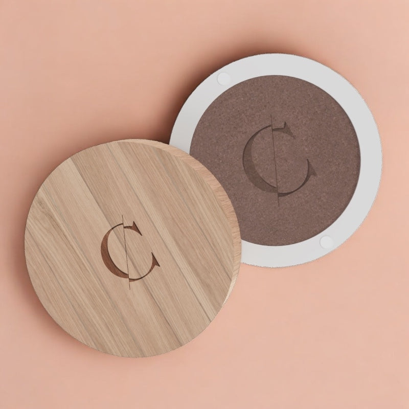 Perlmuttfarbener Lidschatten, Kupferschokolade Nr. 067, Bio – 1,7 g – Karamellfarbe