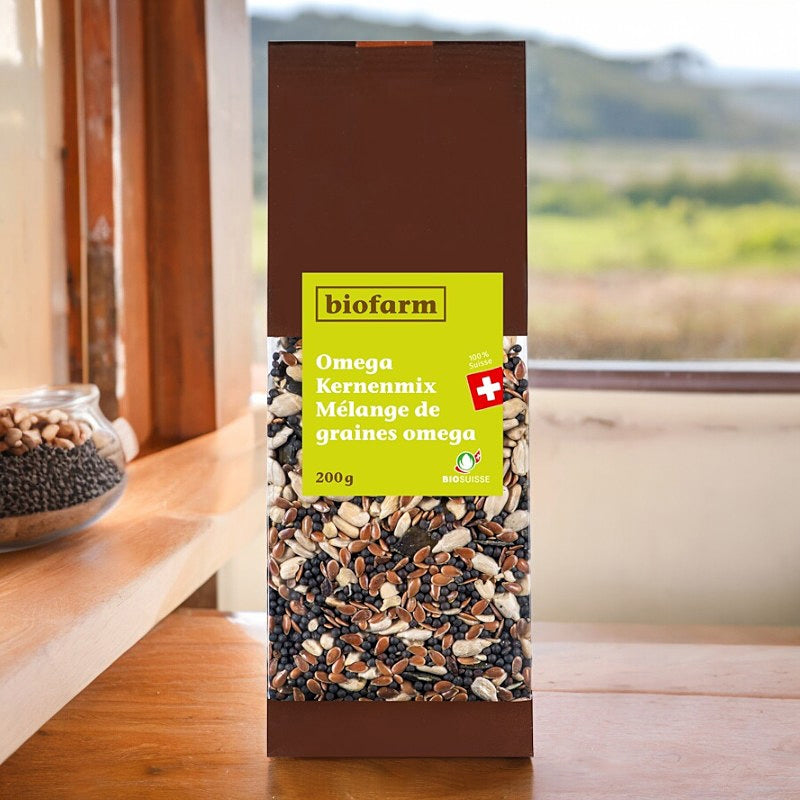 Omega mélange de graines suisses BIO - 200g - Biofarm