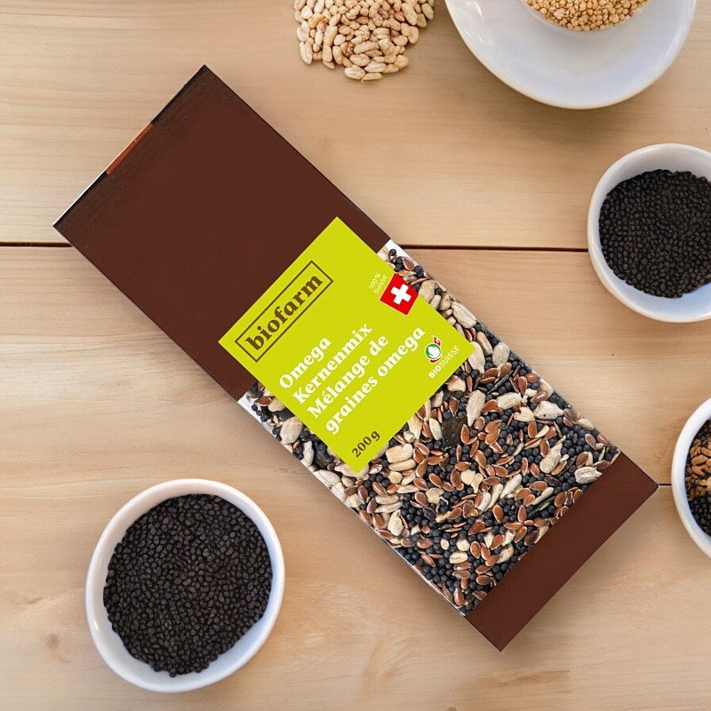 Bio-Schweizer Omega-Samenmischung – 200 g – Biofarm