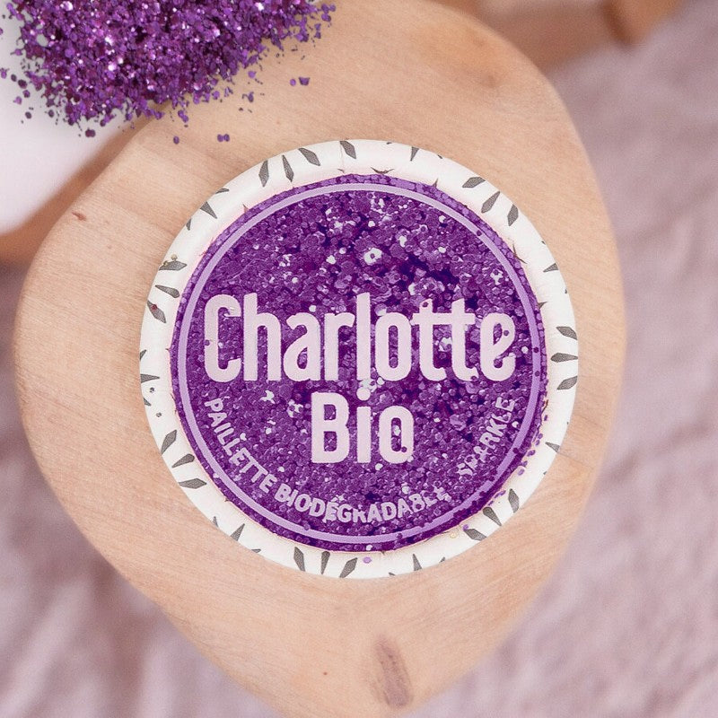 Paillettes violet - 4g - Charlotte Bio