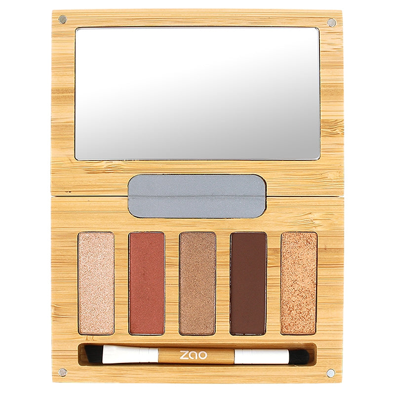 Spicy Chic Bio-Lidschattenpalette mit 5 Farbtönen – 5 x 1,3 g – Zao