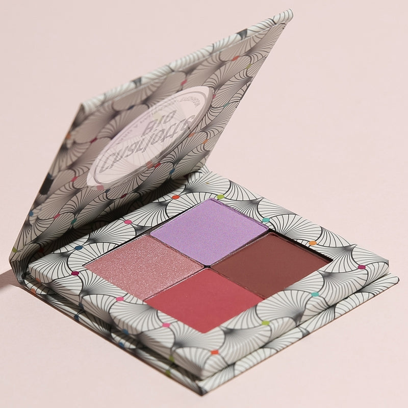 Luxuriöse Bio-Lidschattenpalette – 4 x 1,4 g – Charlotte Bio