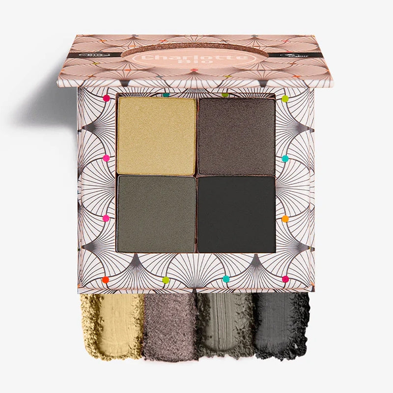 Palette fards à paupières silver smokey BIO - 4x1.4g - Charlotte Bio