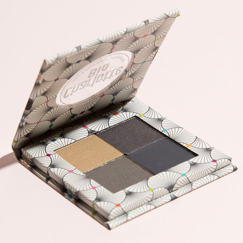 Palette fards à paupières silver smokey BIO - 4x1.4g - Charlotte Bio