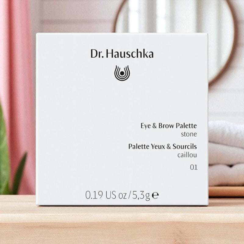 Bio-Augen- und Augenbrauenpalette Nr. 01 Pebble – 5,3 g – Dr. Hauschka
