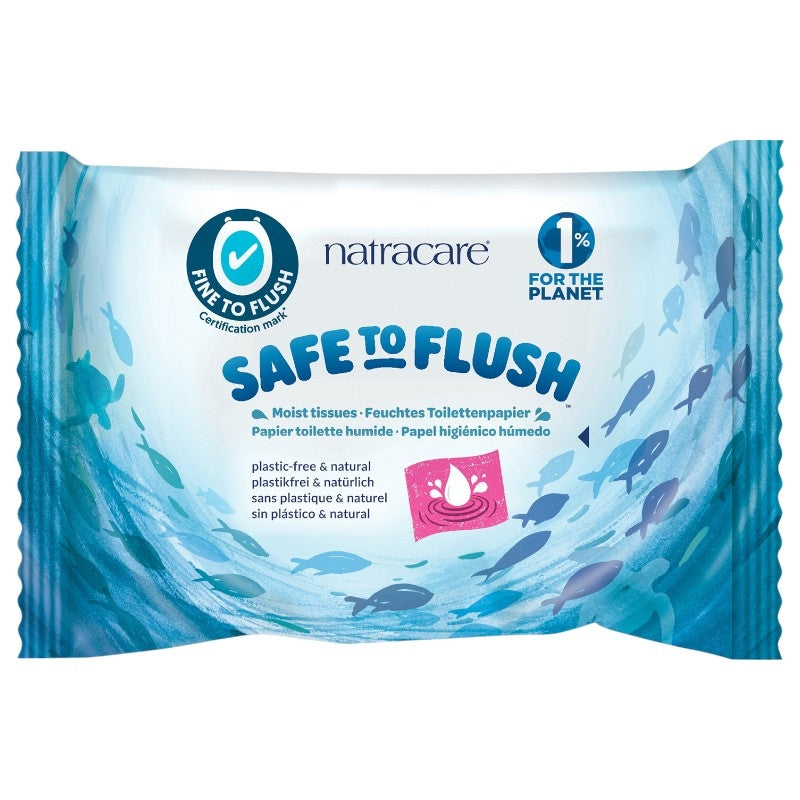 Papiers toilettes humides BIO aloe vera & hamamélis - 30 pcs - Natracare﻿
